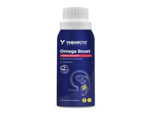 Yamamoto Omega-3 e Cuore e Circolazione Omega Boost integratore omega-3 60 softgel olio di salmone