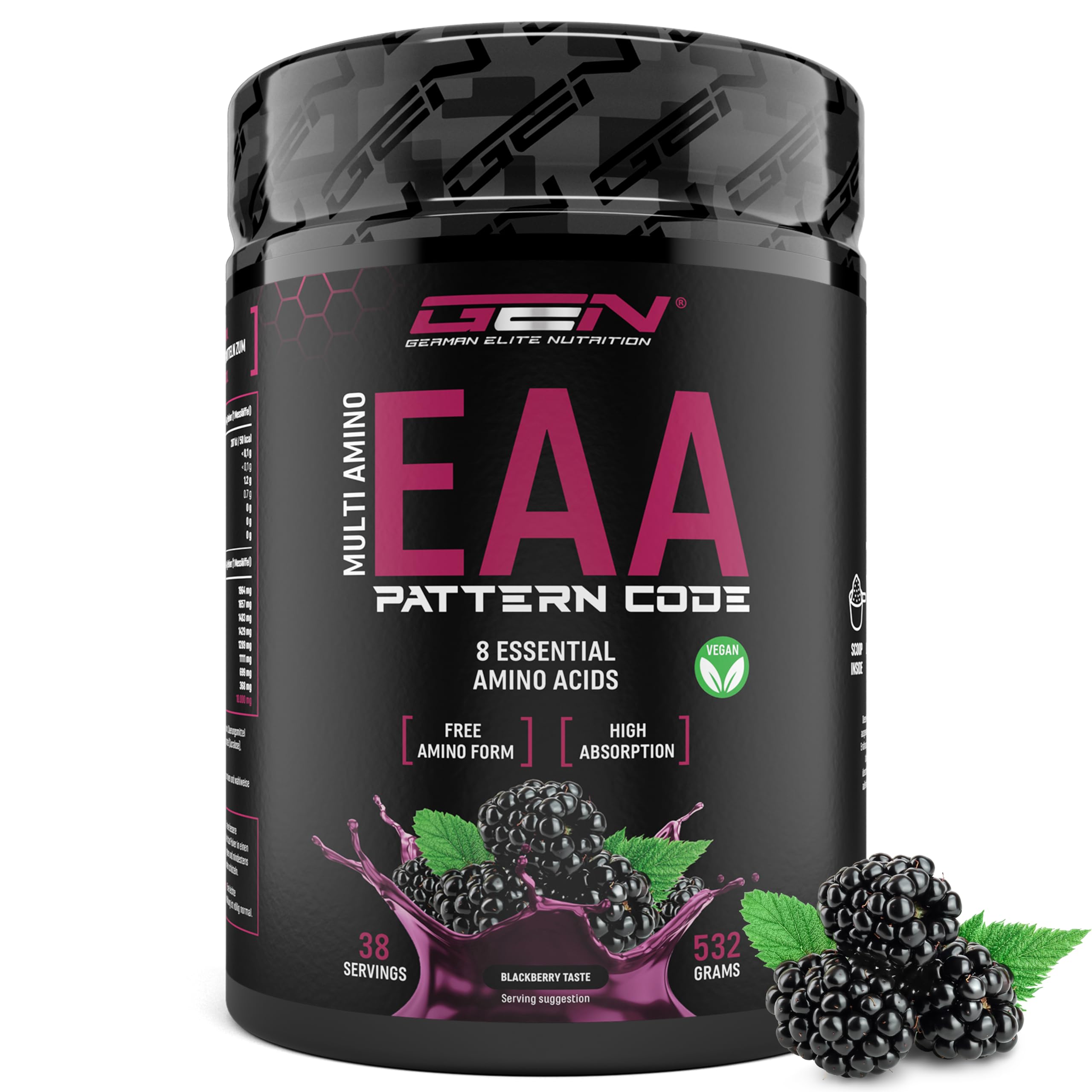 Elite EAA & BCAA EAA in polvere 532 g mora Human Code
