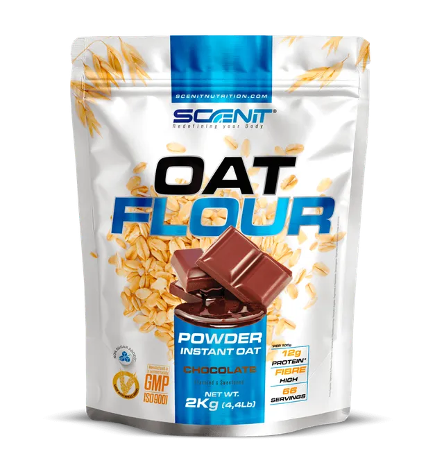 Scenit Nutrition Come sano Oat Flour farina di avena 2 kg al cioccolato
