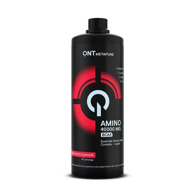 QNT Amino Amino Acid Liquid 40000 MG 500 ml liquido ai frutti rossi