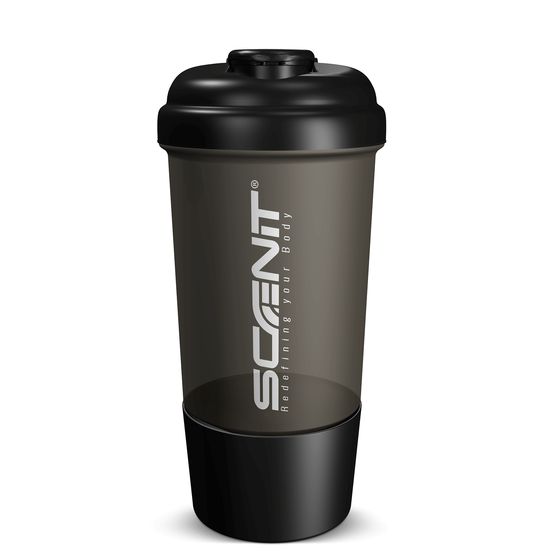 Scenit Nutrition Accessori Shaker premium con compartimento 500 ml oliva