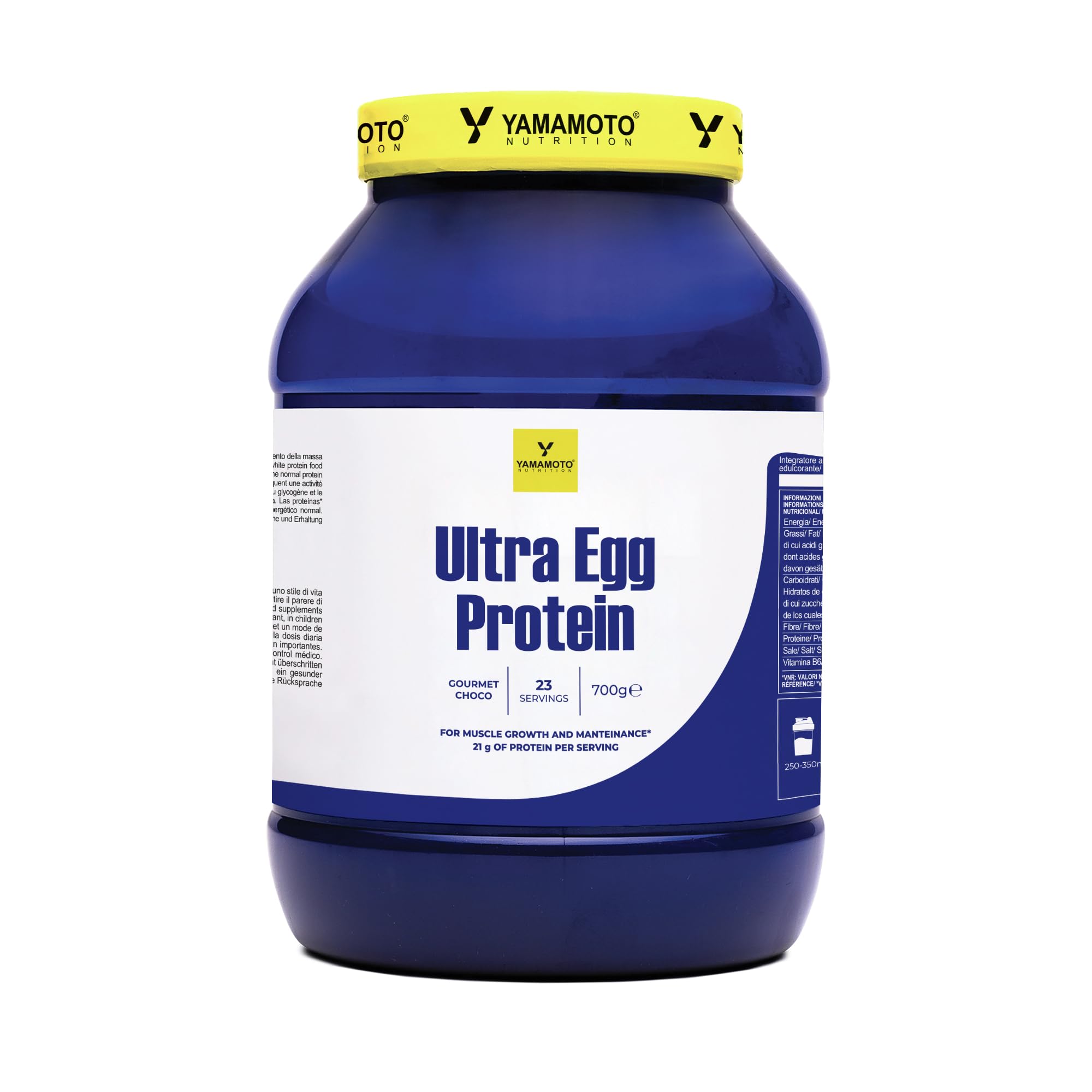 YAMAMOTO Proteine Ultra Egg PROTEIN proteine d’albume Cioccolato 700 g vitamina B6
