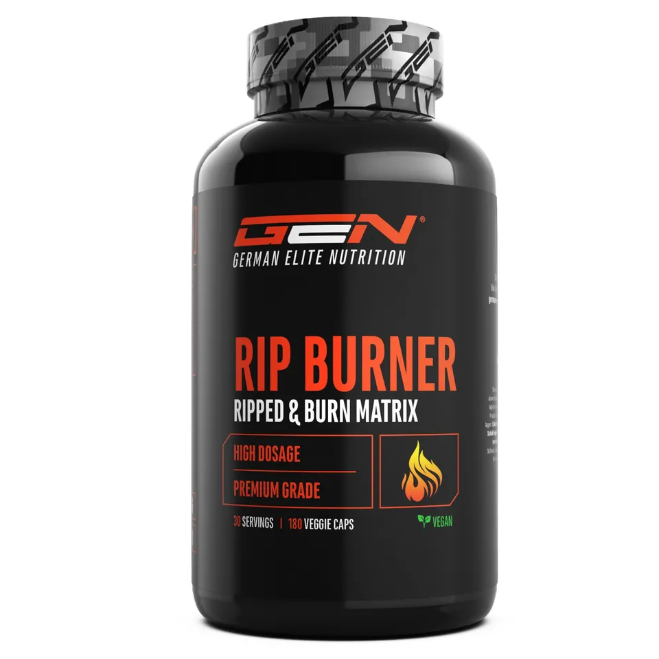 Elite Fat Burners & Cutting RIP capsule 180 con caffeina e L-carnitina vegane