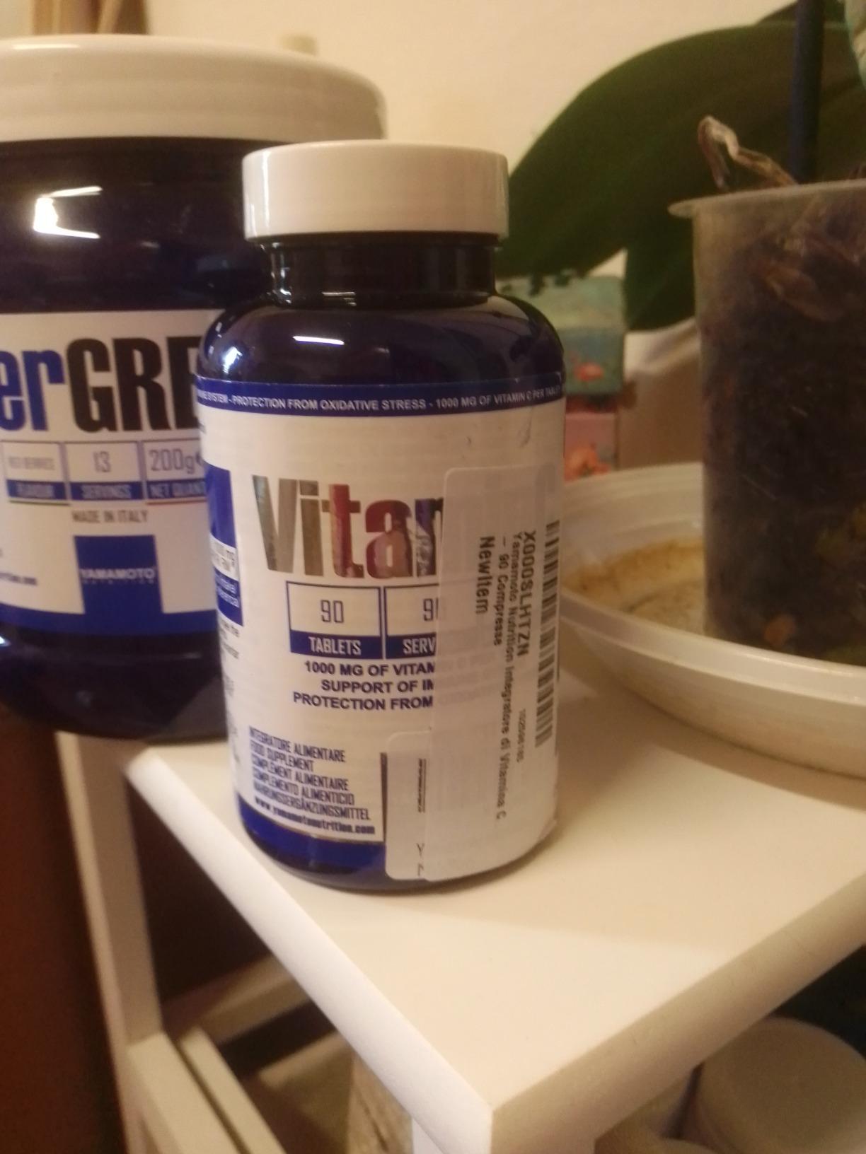 YAMAMOTO Vitamine e Minerali Vitamin C 1000mg integratore vitamina C 90 compresse