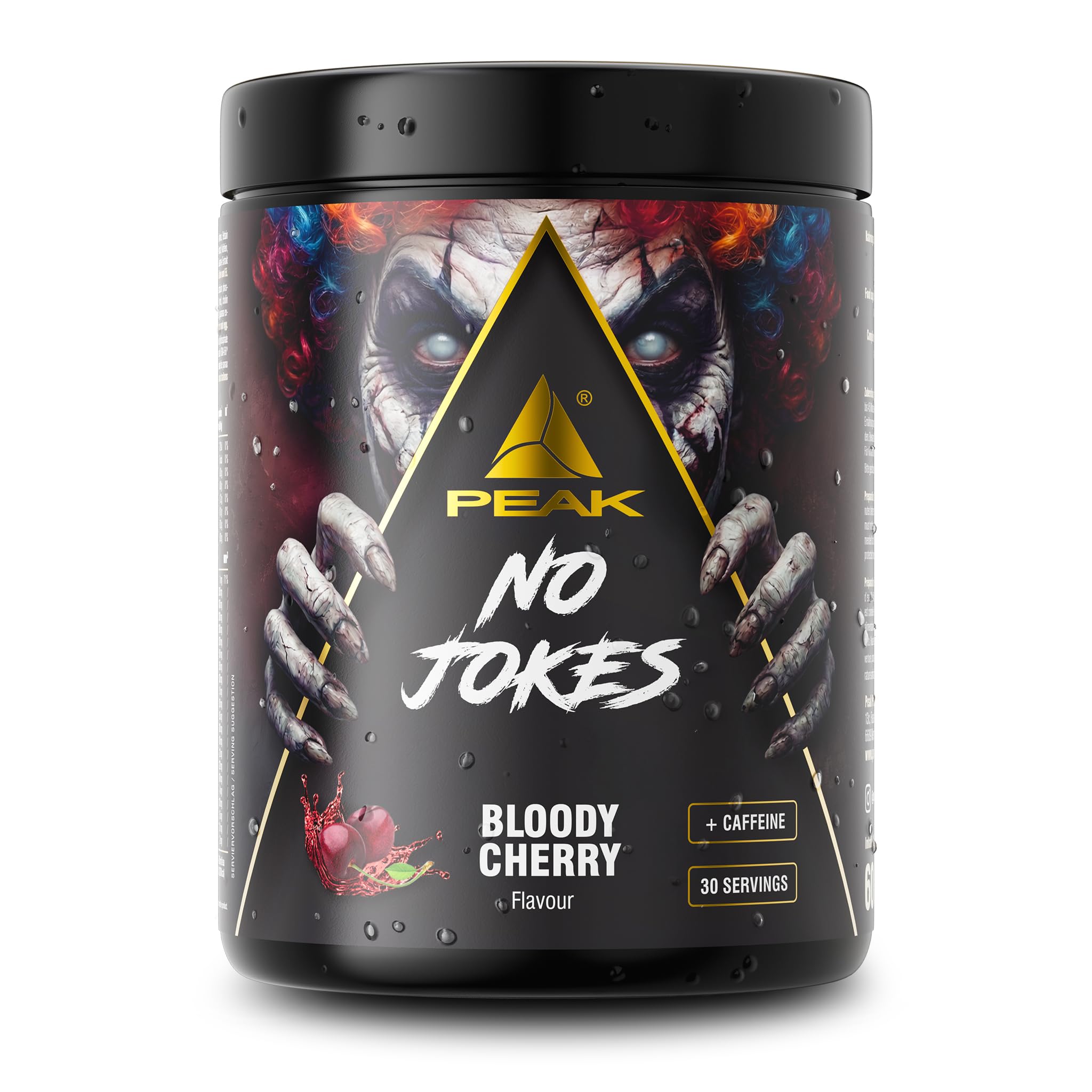 Green Peak Boosters PEAK No Jokes pre-workout Frutto della Passione Intenso 600 g vegano
