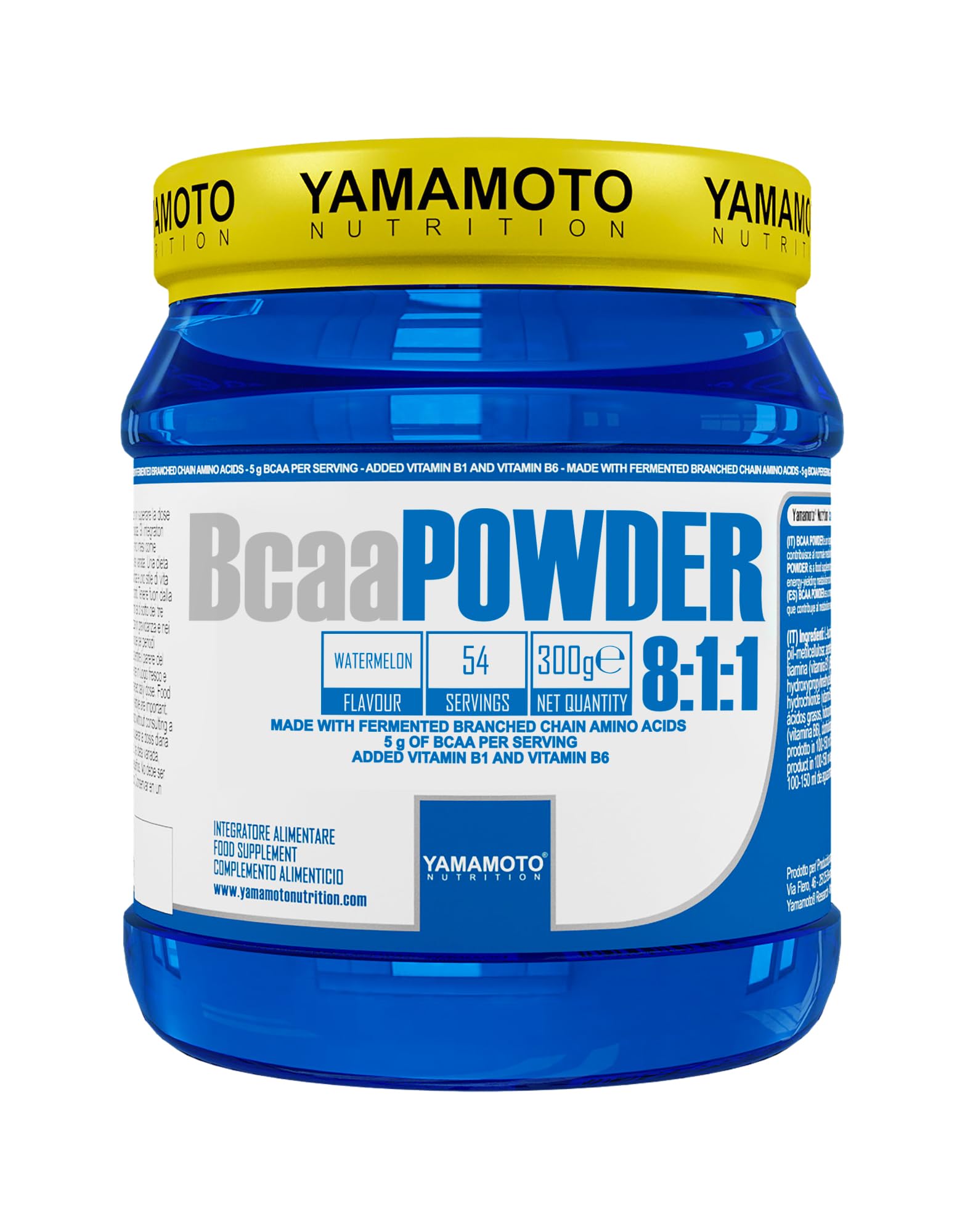 YAMAMOTO Aminoacidi e BCAAs BCAA Powder 8:1:1 polvere 300 g arancia limone