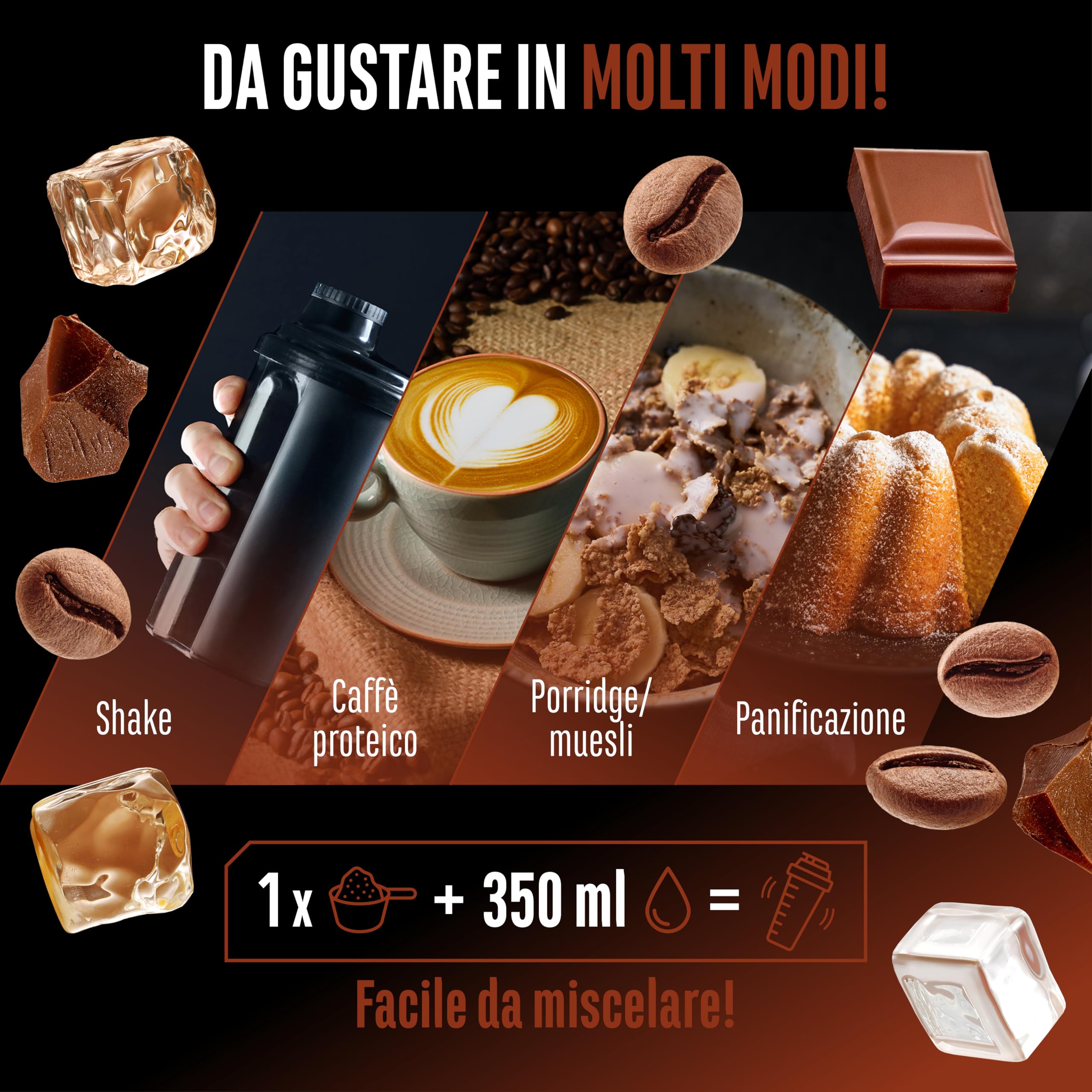 Elite Whey Protein Wheypresso Protein Coffee proteine whey 908 g caffeina