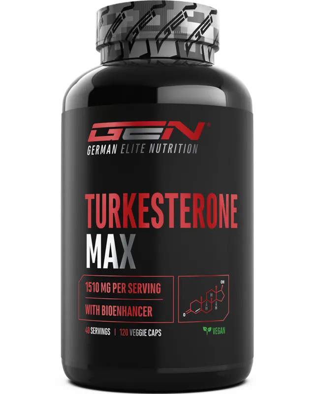Elite Testo & Vitality Botanicals Turkesterone Max integratore 120 capsule vegane