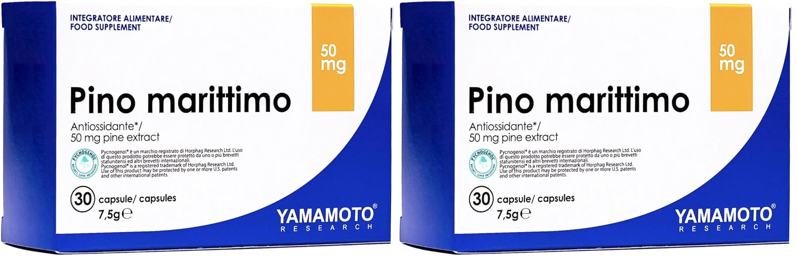 YAMAMOTO Antiossidanti Pino Marittimo Pycnogenol capsule 30 unità