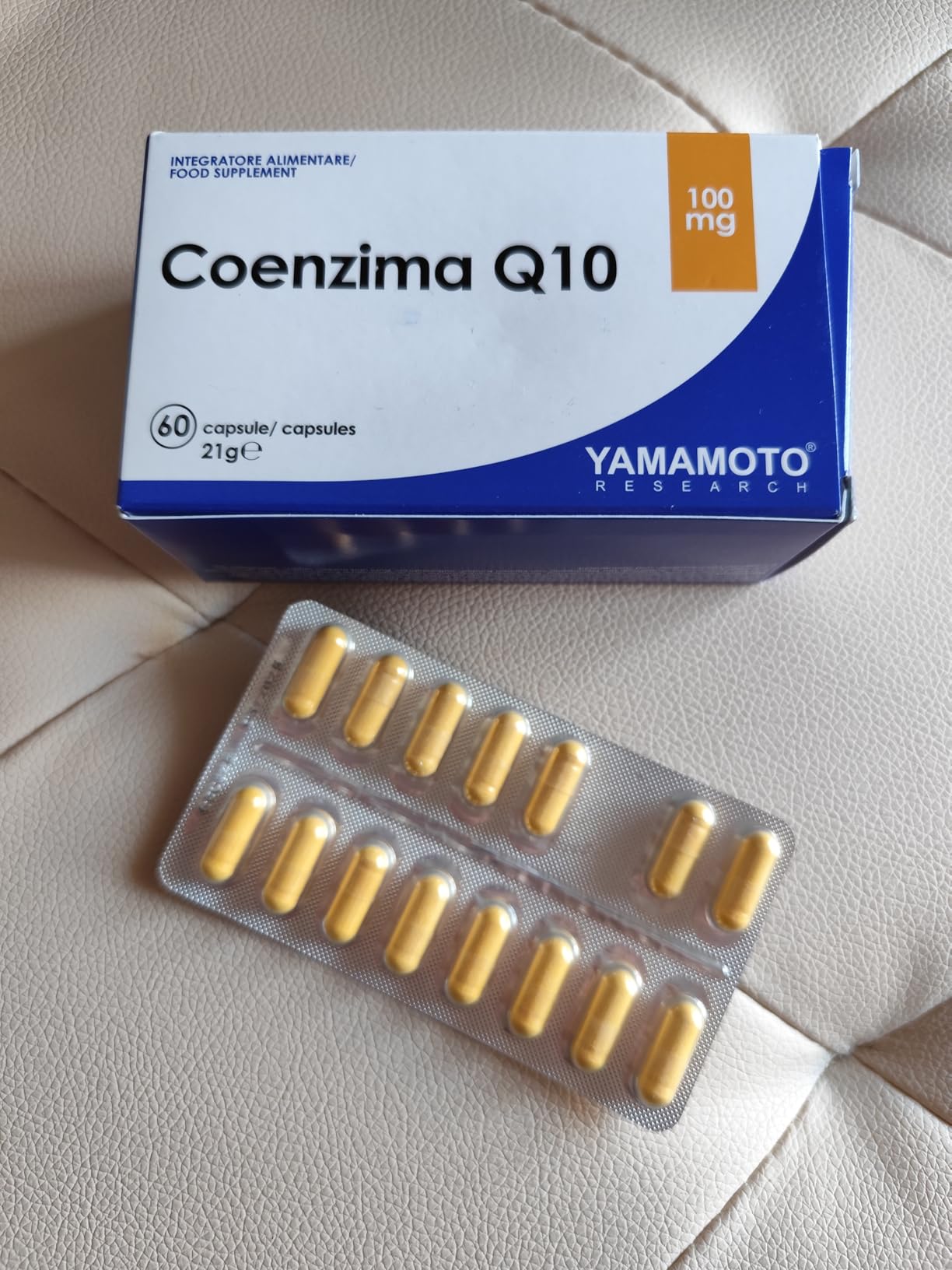 YAMAMOTO Antiossidanti Coenzima Q10 integratore 60 capsule 100 mg