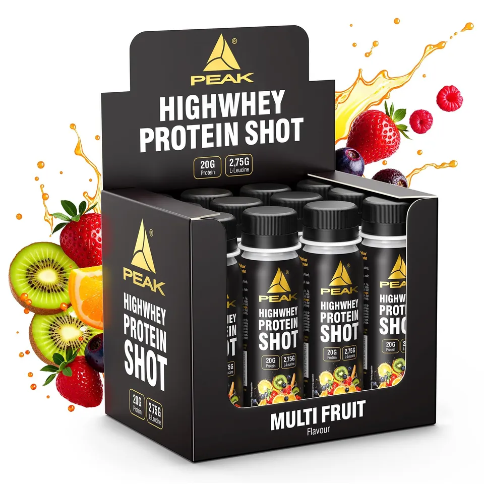 Green Peak Proteins PEAK HIGHWHEY protein shot 12 x 100 ml multifrutto 20 g proteine
