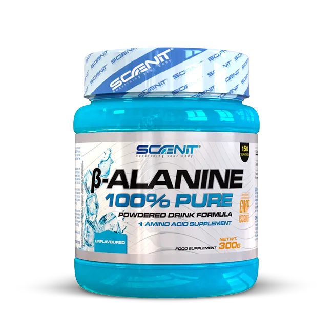 Scenit Nutrition Potenciadores deportivos Beta Alanine 100% pure beta alanina in polvere 300 g senza sapore