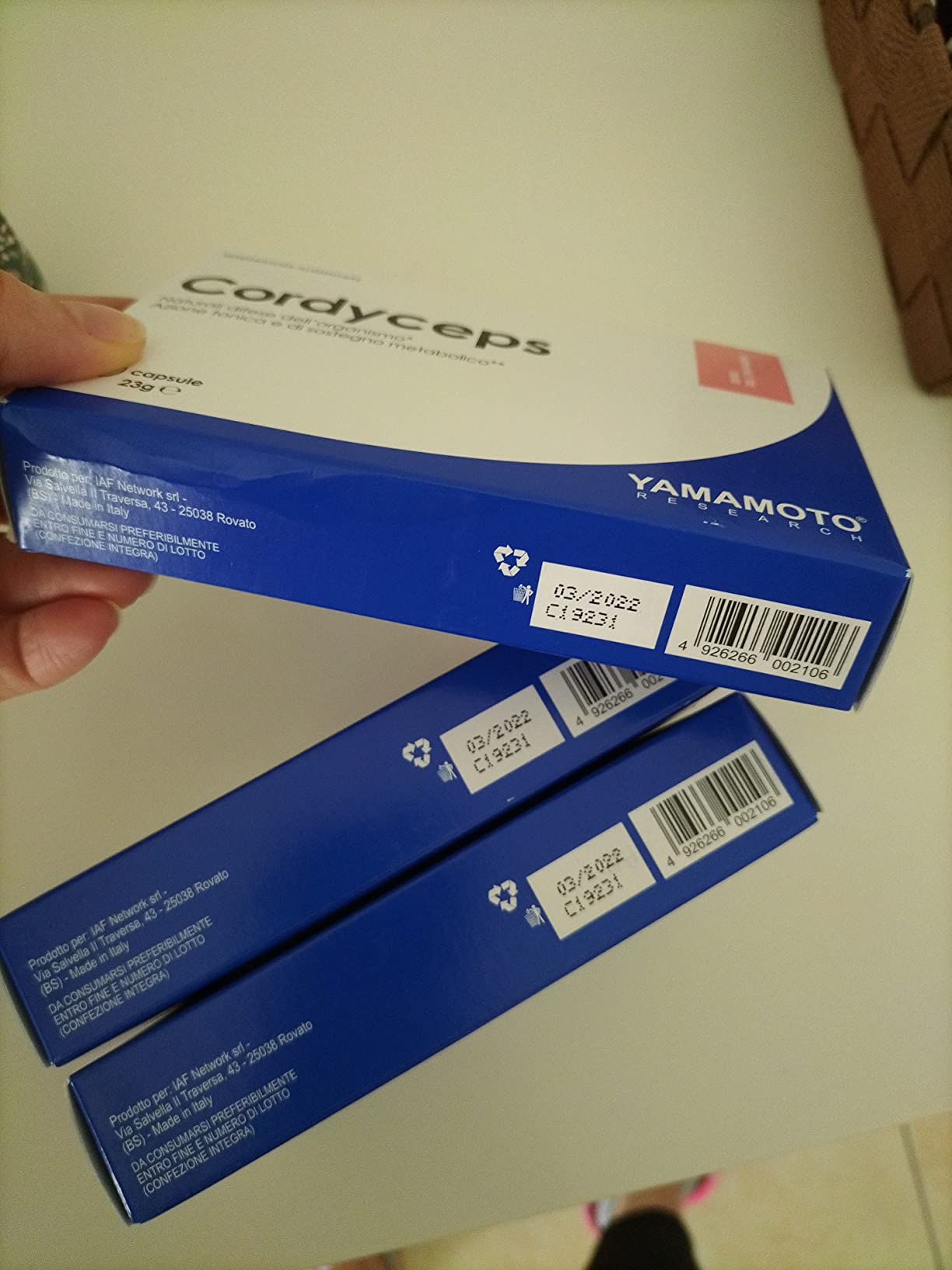 Yamamoto Cordyceps integratore 30 capsule per le difese immunitarie