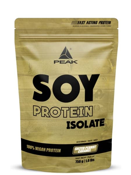Green Peak Proteins PEAK Soy Protein Isolate proteine 750 g Caffè vegane