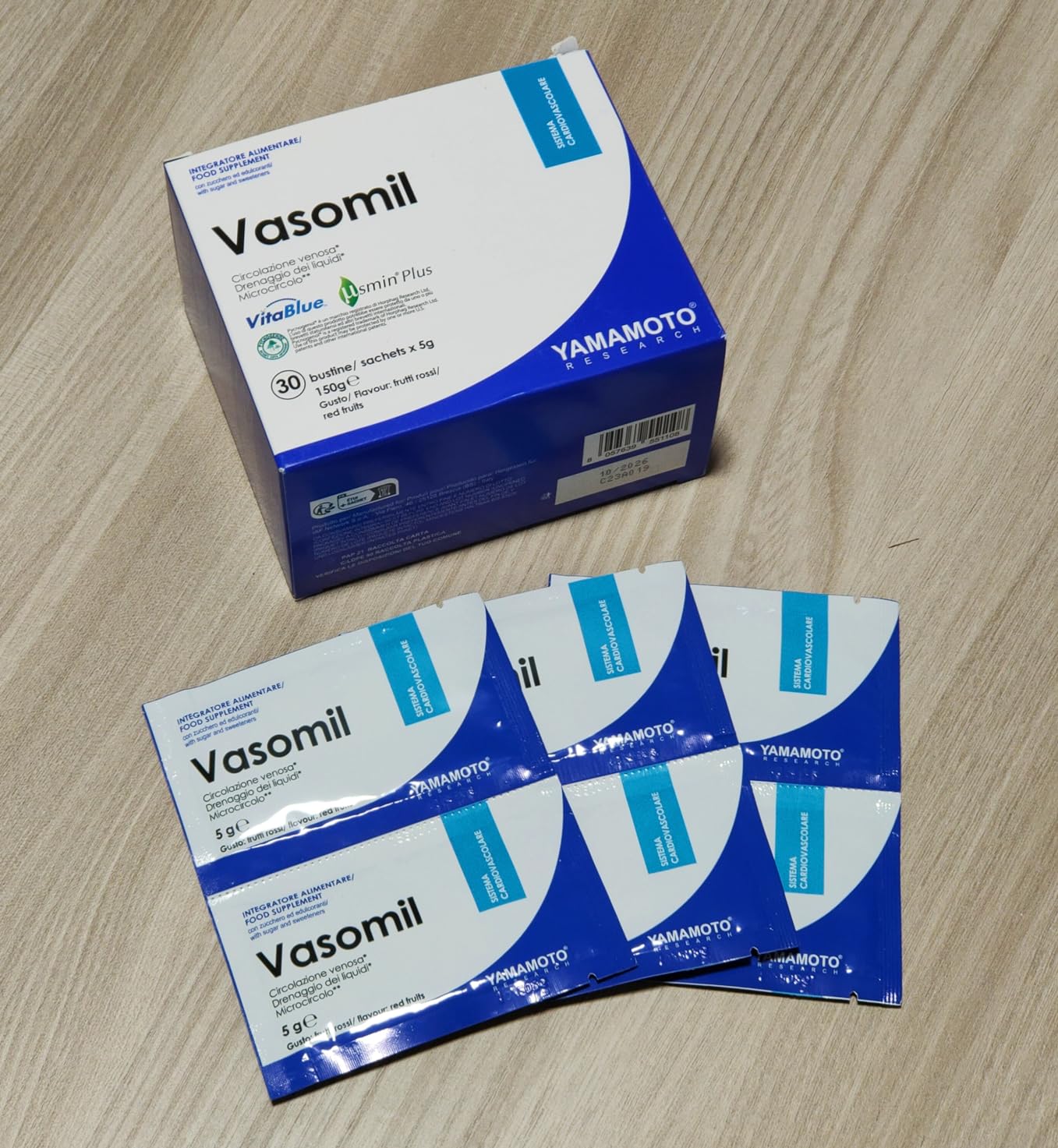 Yamamoto Omega-3 e Cuore e Circolazione Vasomil bustine 30 per microcircolo