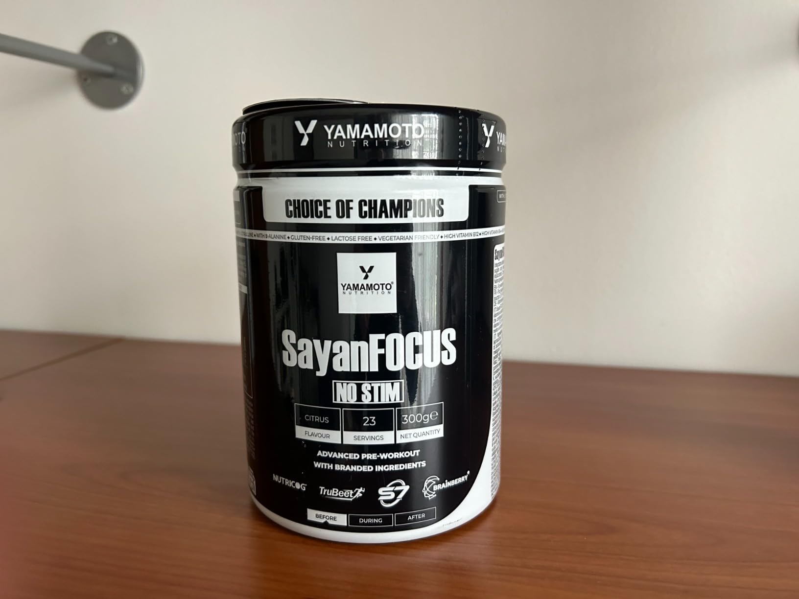 Yamamoto Pre-Workout SayanFOCUS NO STIM pre-workout senza caffeina