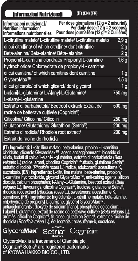 YAMAMOTO ShuraKHAN integratore pre workout 200 g gusto arancia