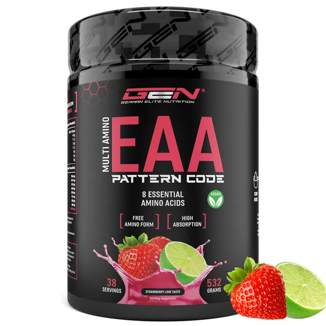 Elite EAA & BCAA EAA Human Code Formula aminoacidi in polvere 532 g fragola lime