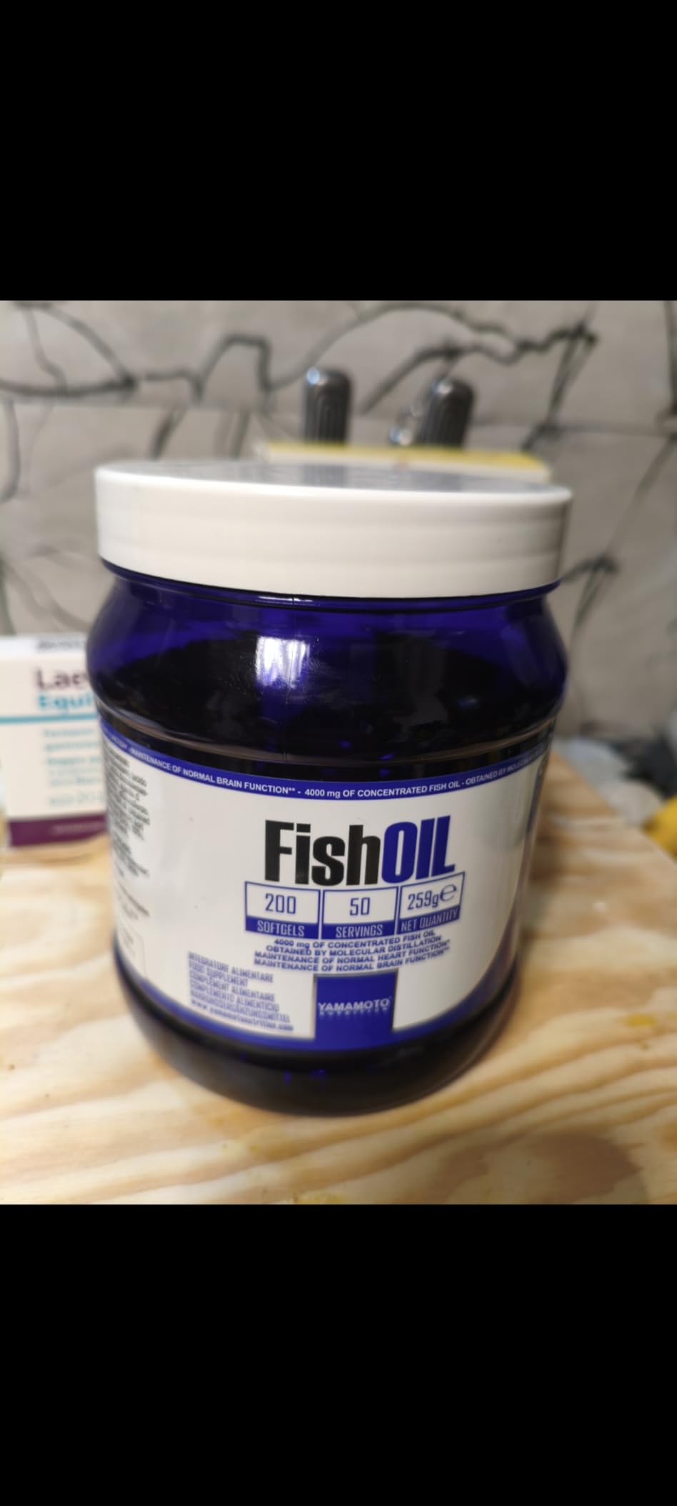 YAMAMOTO Omega-3 e Cuore e Circolazione Fish Oil Molecular Distillation integratore omega-3 200 softgel EPA DHA