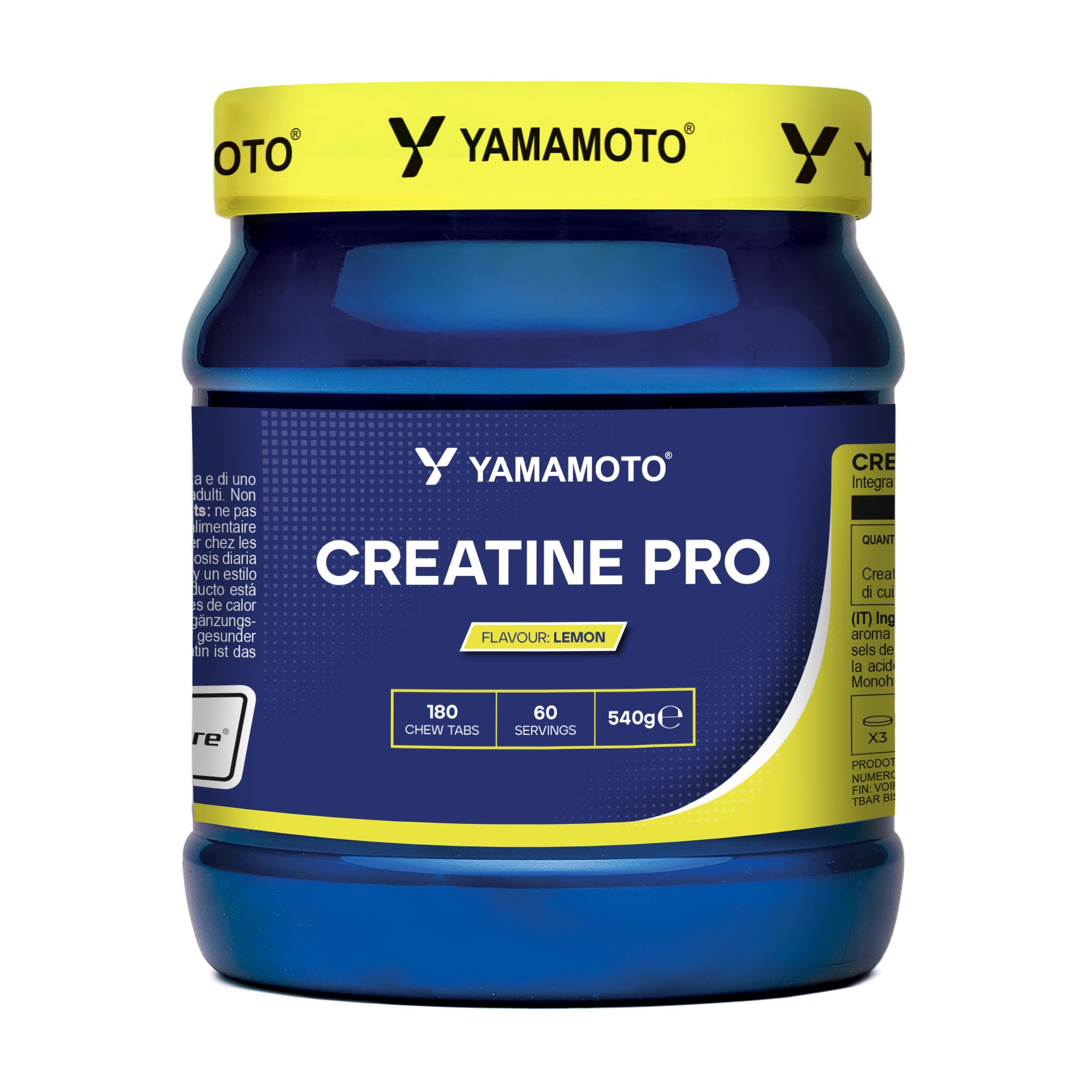 YAMAMOTO Creatina Crea Powder Creapure creatina in polvere 500 g micronizzata