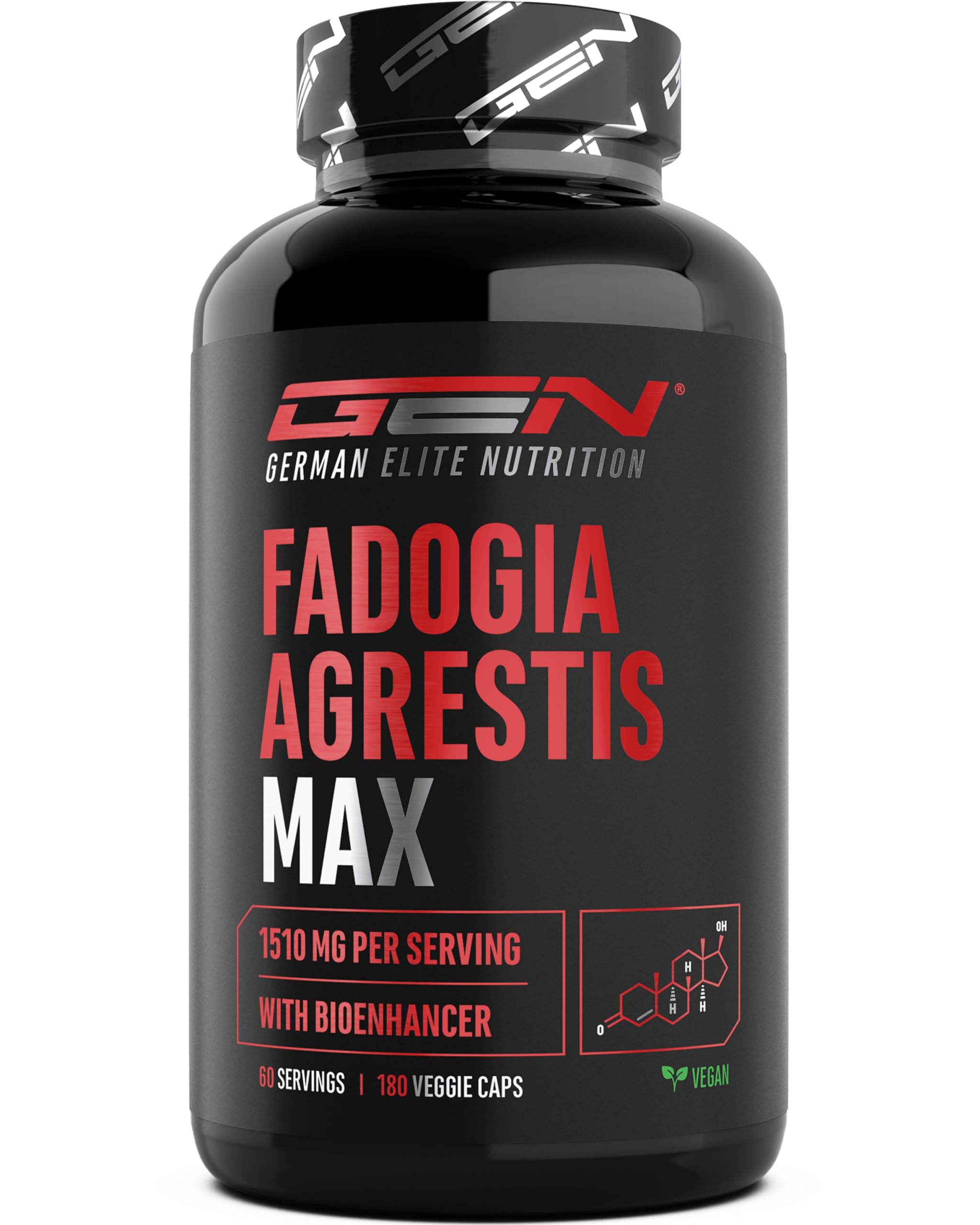 Elite Testo & Vitality Botanicals Fadogia Agrestis Max capsule vegane 180