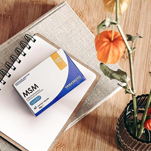 YAMAMOTO Muscoli, Articolazioni e Ossa Research Msm integratore 60 capsule, 2000 mg