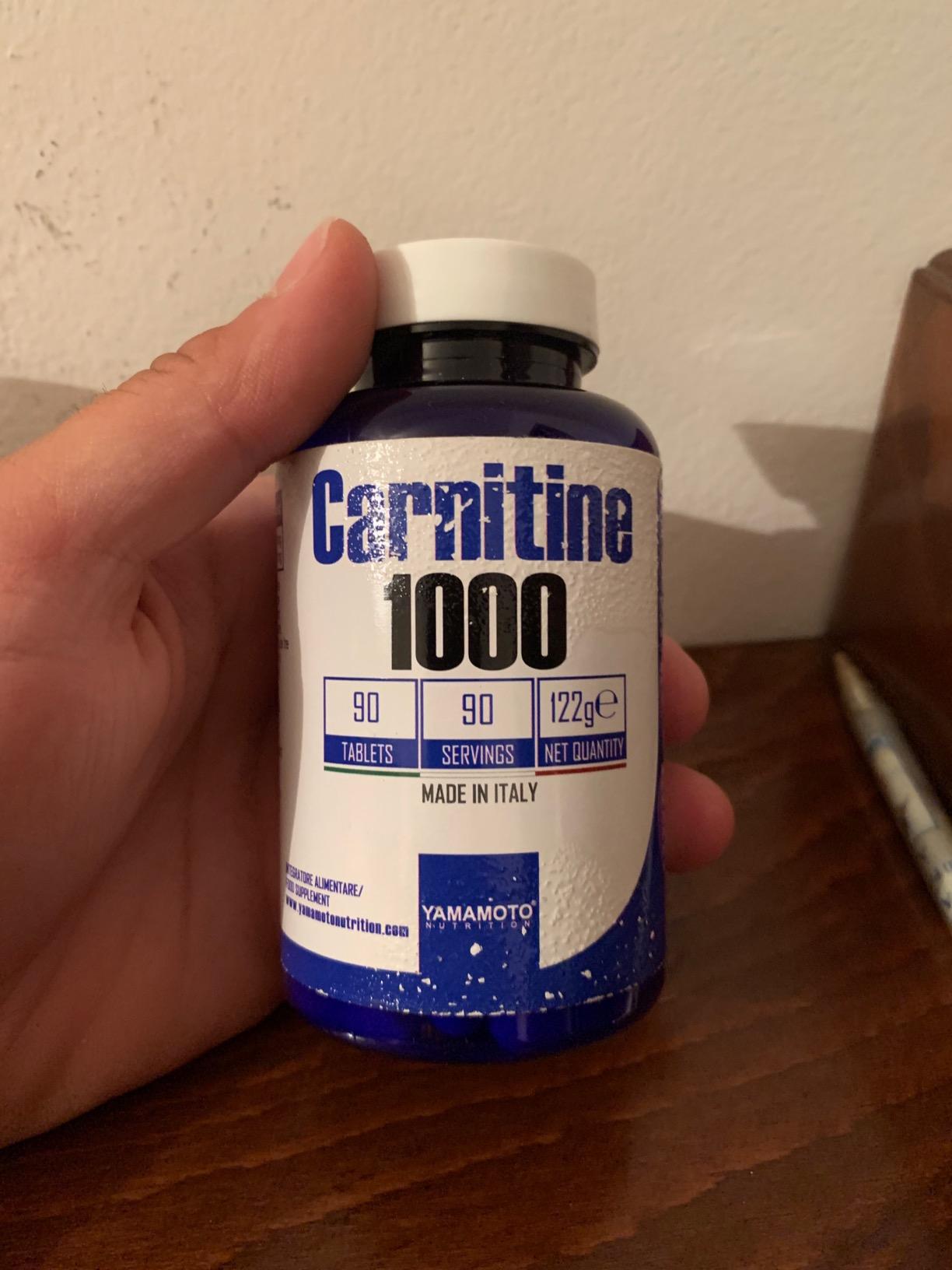 YAMAMOTO Aminoacidi e BCAAs Carnitine 1000 integratore carnitina 90 compresse 1000 mg