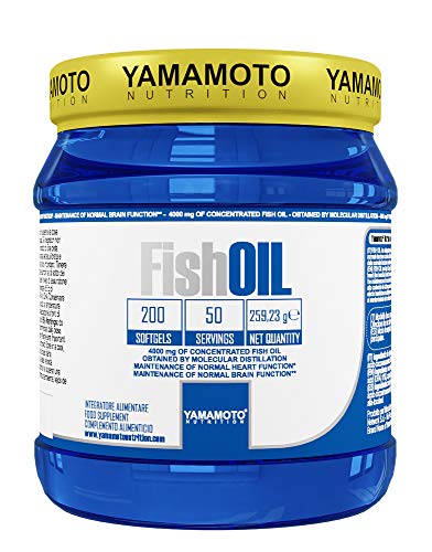 YAMAMOTO Omega-3 e Cuore e Circolazione Fish Oil Molecular Distillation integratore omega-3 200 softgel EPA DHA