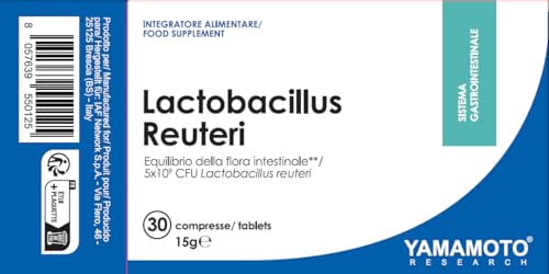 YAMAMOTO Salute Gastrointestinale Lactobacillus Reuteri integratore probiotico 30 compresse