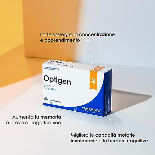 YAMAMOTO Antiossidanti Optigen integratore citicolina 30 capsule 12 g
