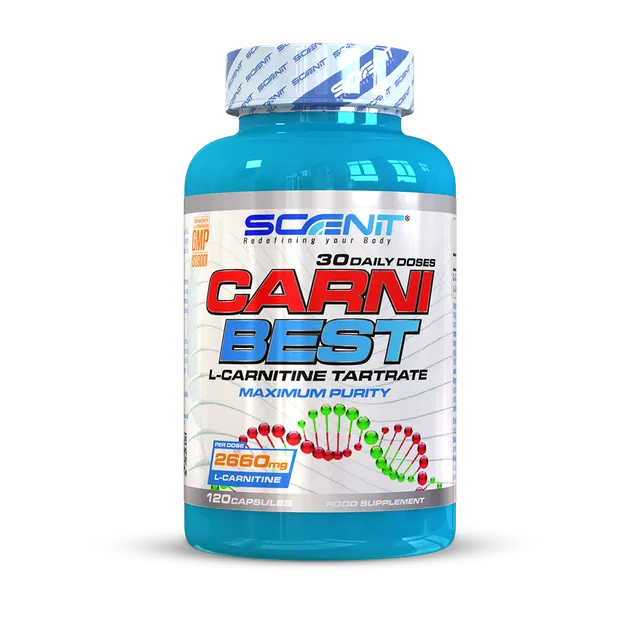Scenit Nutrition Aminoácidos CARNI BEST L-carnitina 120 capsule vegane