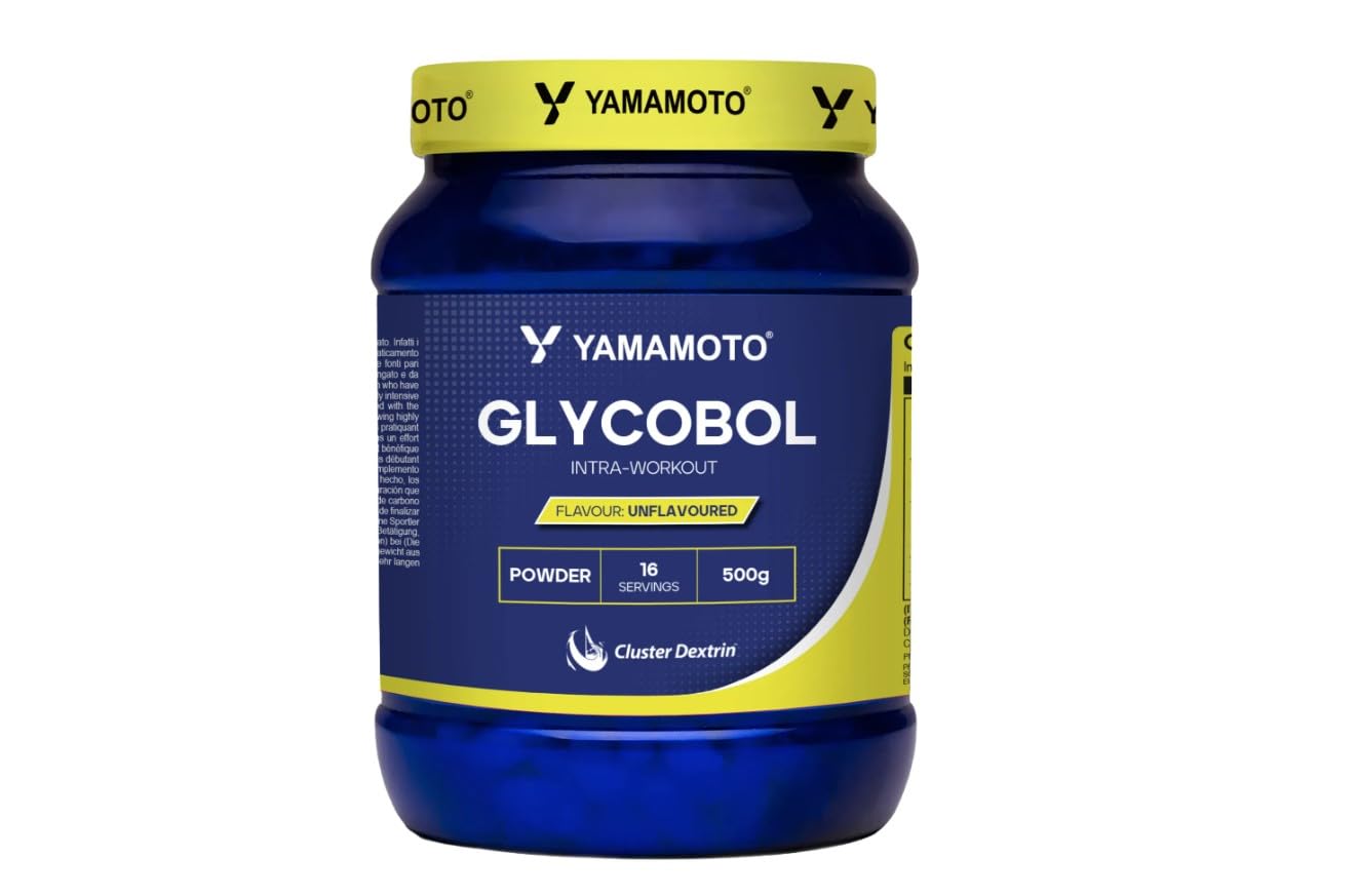 YAMAMOTO Carboidrati e Gel Energetici GlycoBol carboidrati non aromatizzati 500 g