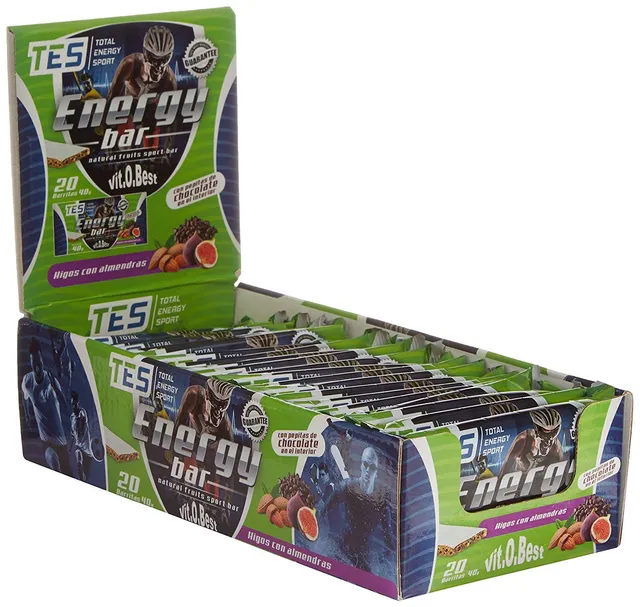 Vitobest Bars Vit-O-Best Barretta Nutrizionale fichi mandorle pepite di cioccolato 20 pezzi