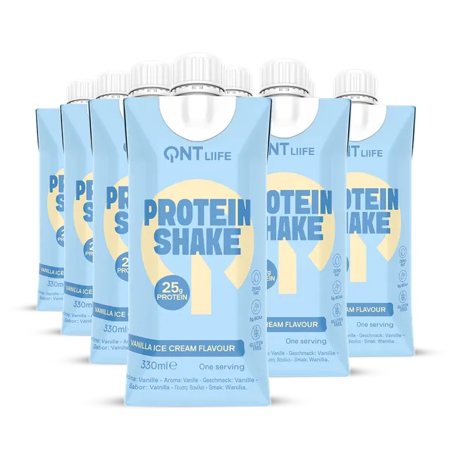 QNT Drinks Protein Shake bevanda proteica vaniglia 12 x 330 ml