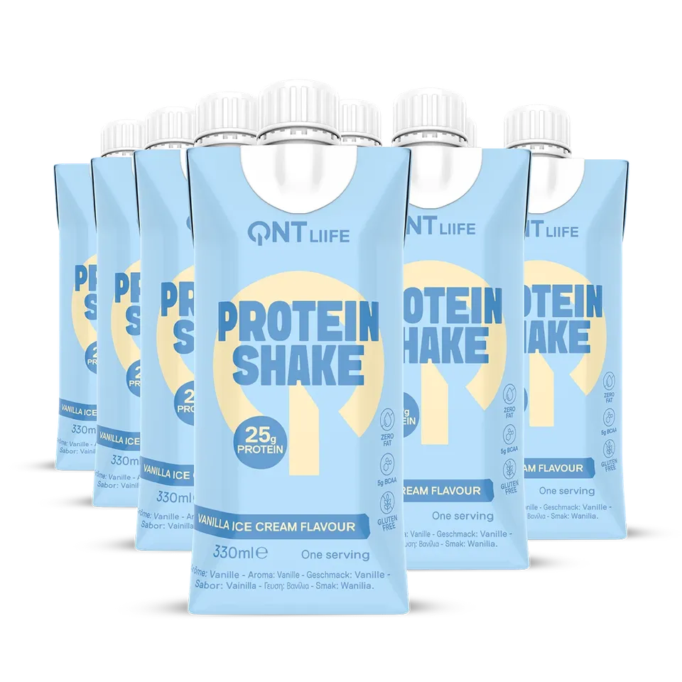 QNT Drinks Protein Shake bevanda proteica vaniglia 12 x 330 ml