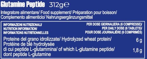 YAMAMOTO Aminoacidi e BCAAs Glutamine PEPTIDE glutammina peptidica 240 compresse