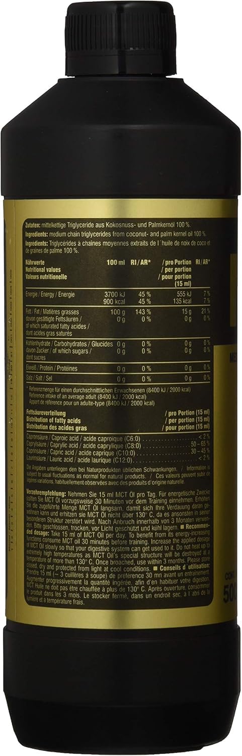 Green Peak Health PEAK MCT-Oil neutro olio MCT 500 ml 98% trigliceridi
