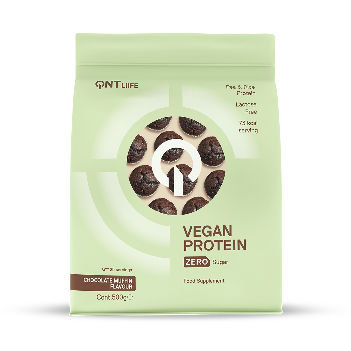 QNT Vegan Protein proteine vegane in polvere 500 g senza lattosio