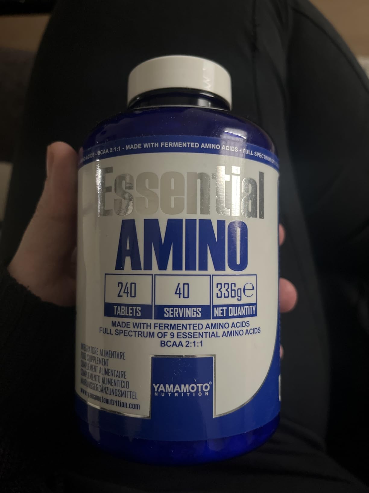 YAMAMOTO Aminoacidi e BCAAs Essential AMINO 2:1:1 compresse 240 non aromatizzate