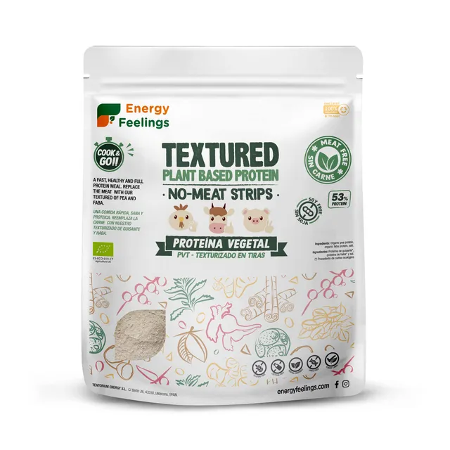 Energy Feelings Strisce Proteiche di Piselli Testurizzati strisce 400 g bio