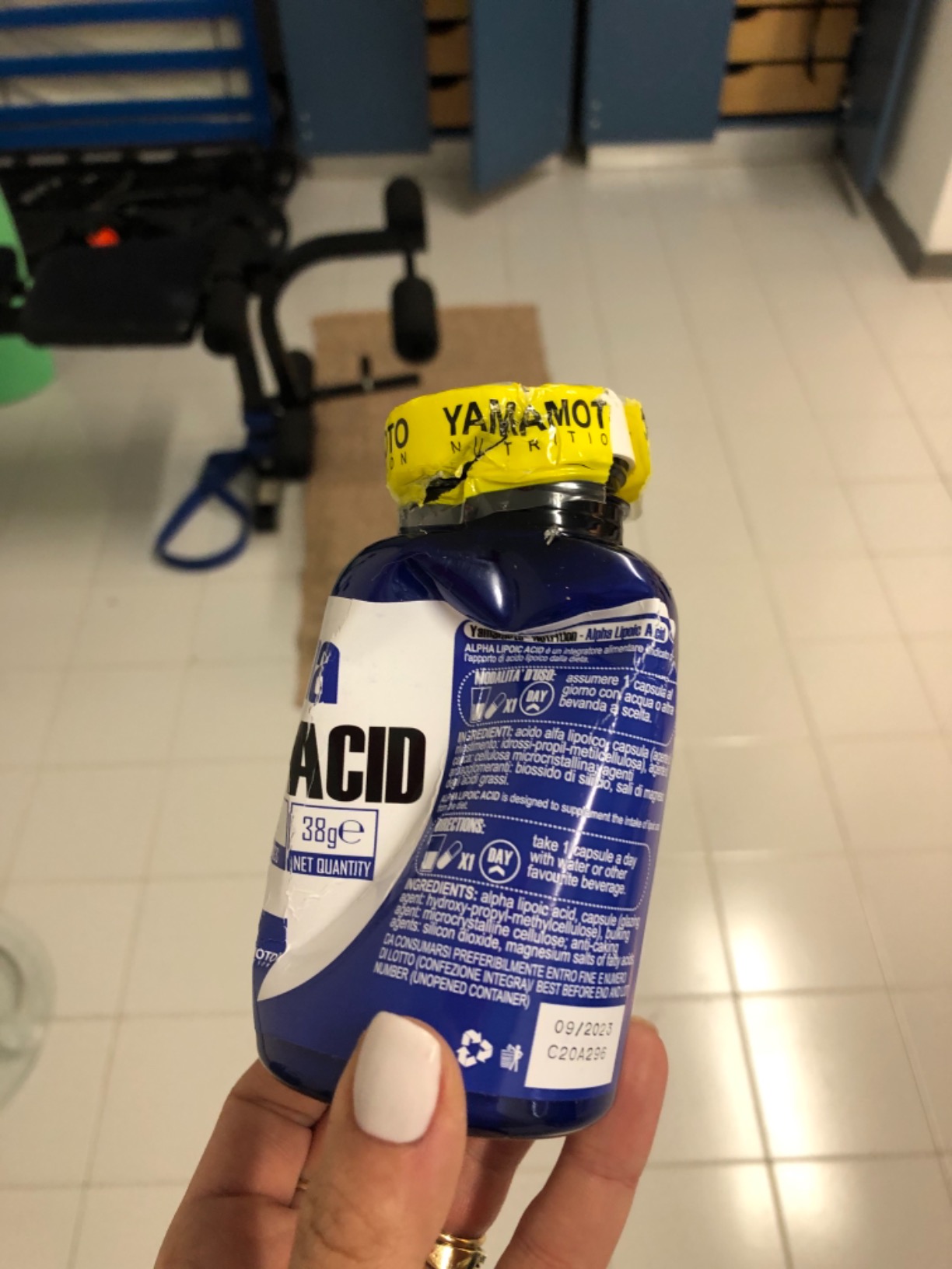 YAMAMOTO Antiossidanti Alpha LIPOIC ACID capsule 200 mg 100 capsule