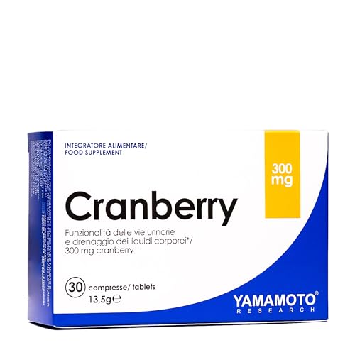 YAMAMOTO Vitamine e Minerali Cranberry integratore 30 compresse 50 g vie urinarie