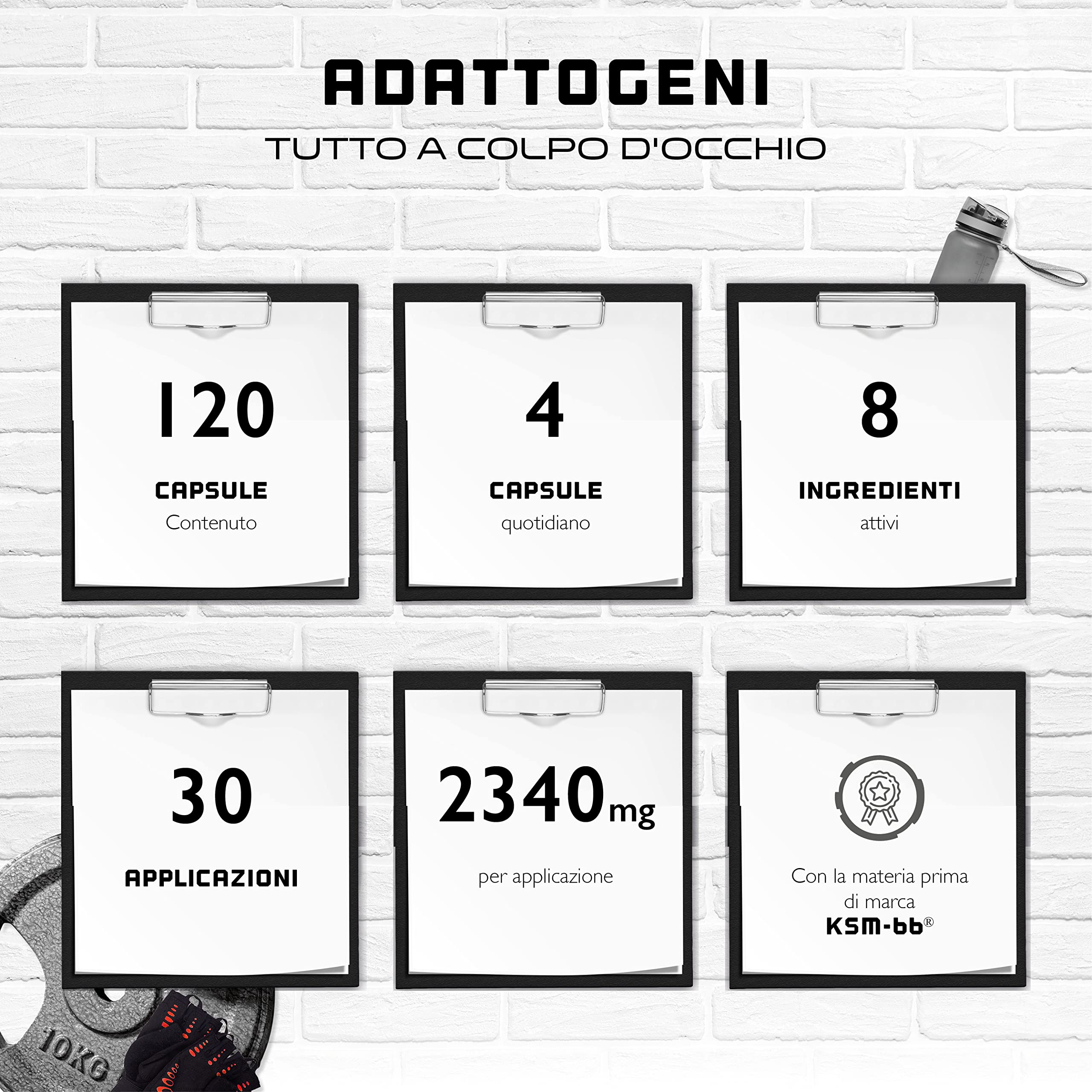 Elite Adattogeni, sonno e mente GEN GERMAN ELITE NUTRITION Complesso adattogeno 120 capsule vegane
