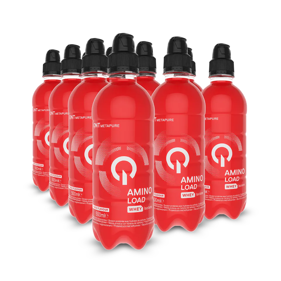 QNT Amino Amino Load bevanda proteica 12 x 500 ml frutti rossi