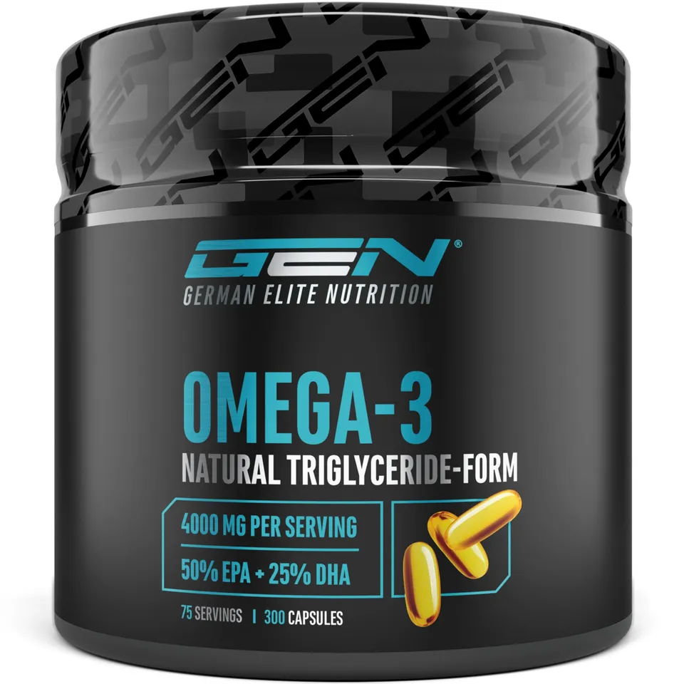 Elite Vitamins, Minerals & Hydration Omega 3 alto dosaggio con 4000 mg 300 capsule trigliceridi