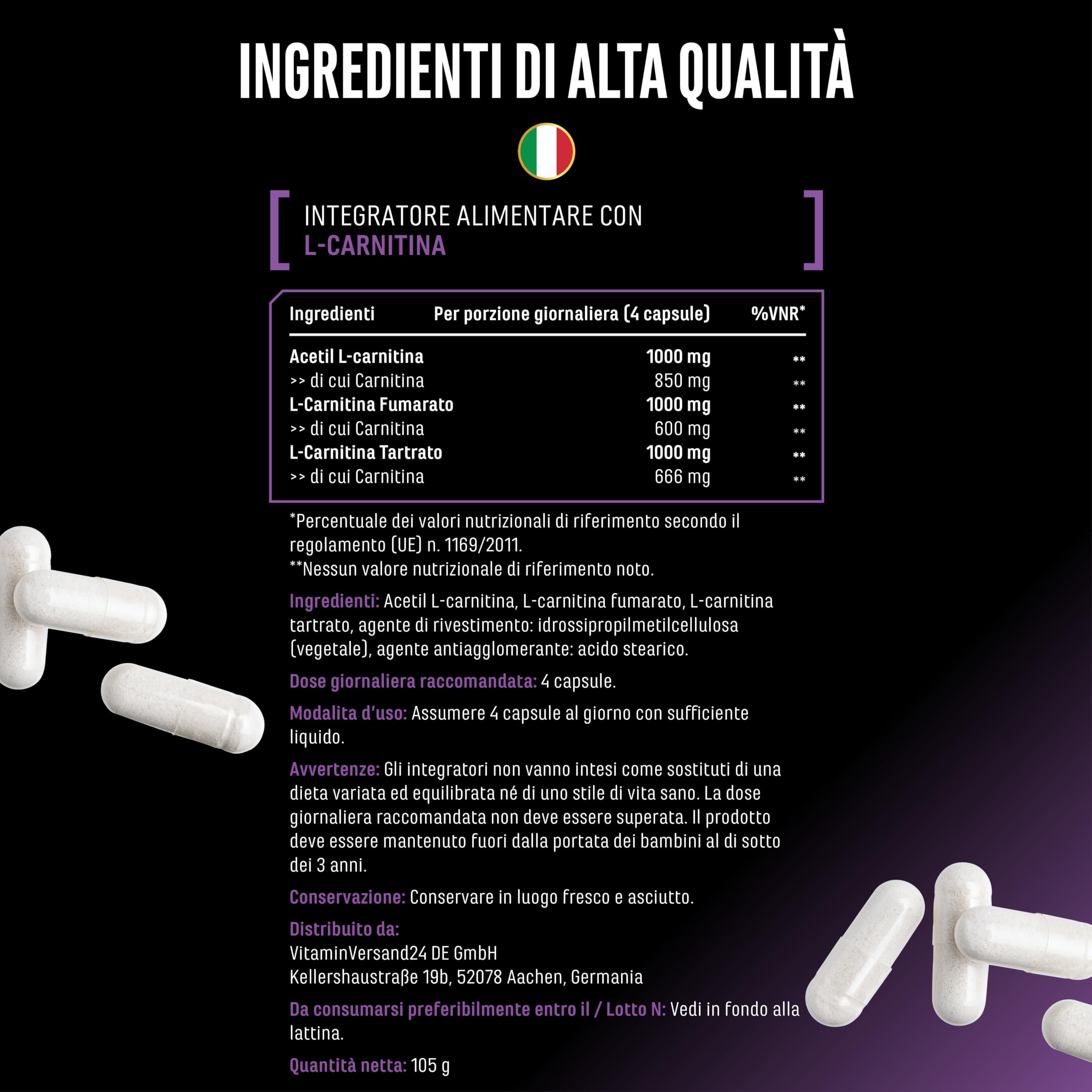 Elite Amino Singles L-Carnitina Triplo Complesso capsule vegane 120