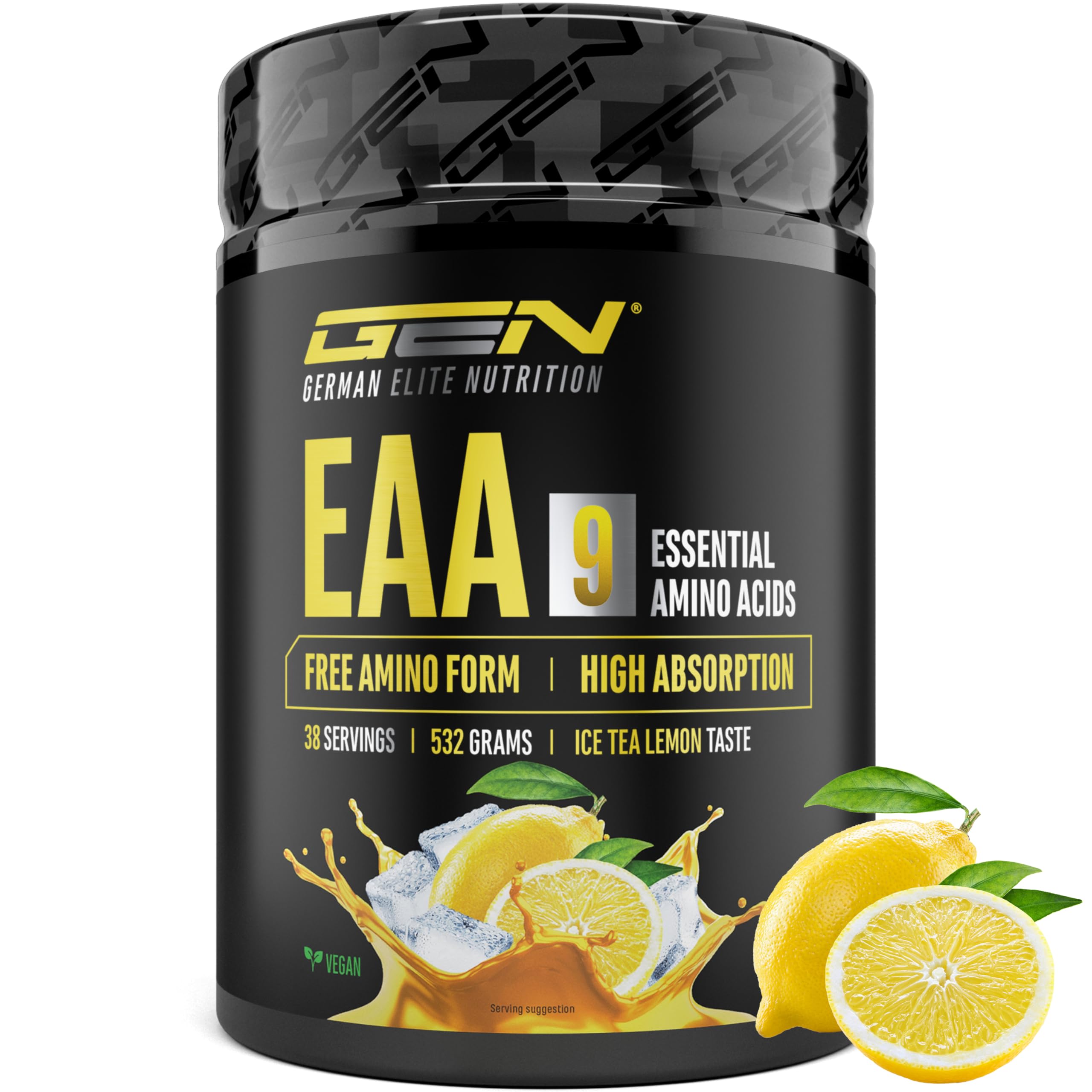Elite EAA & BCAA EAA in polvere 532 g Ice Tea Lemon vegana