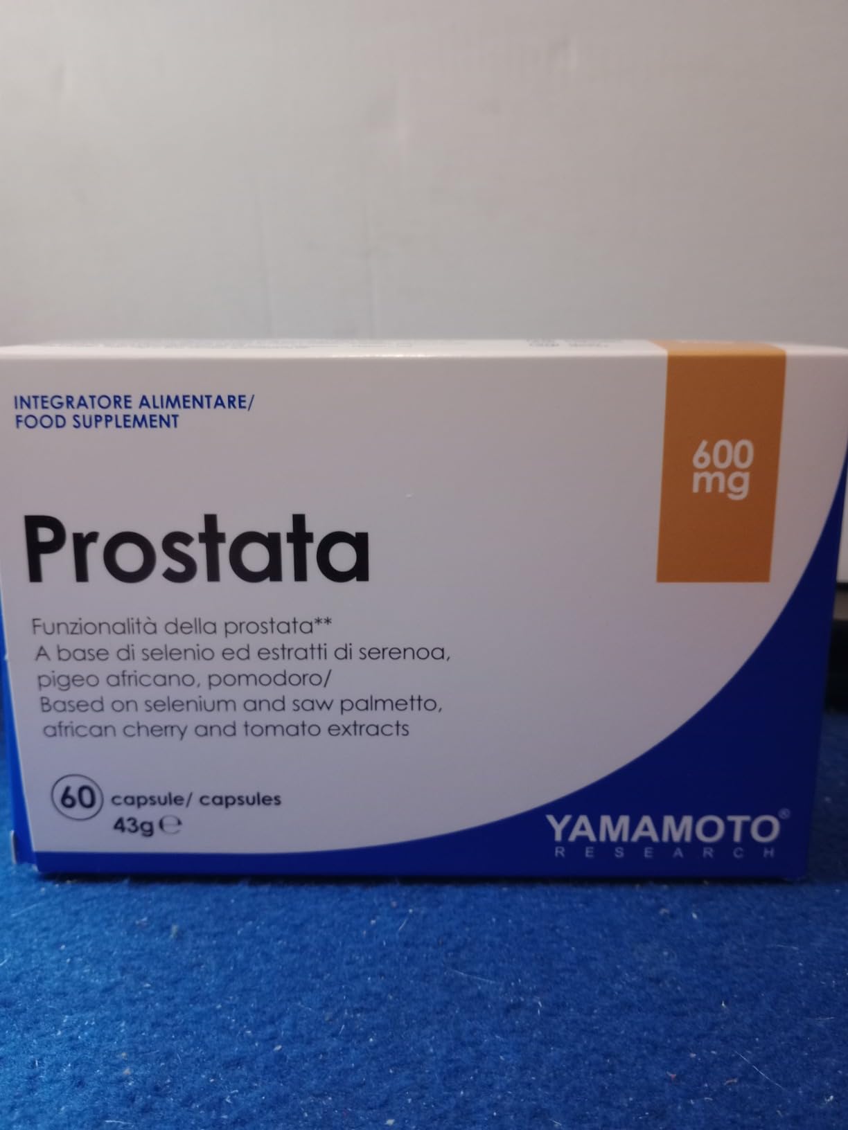 Yamamoto Vitamine e Minerali Prostata integratore 60 capsule con saw palmetto