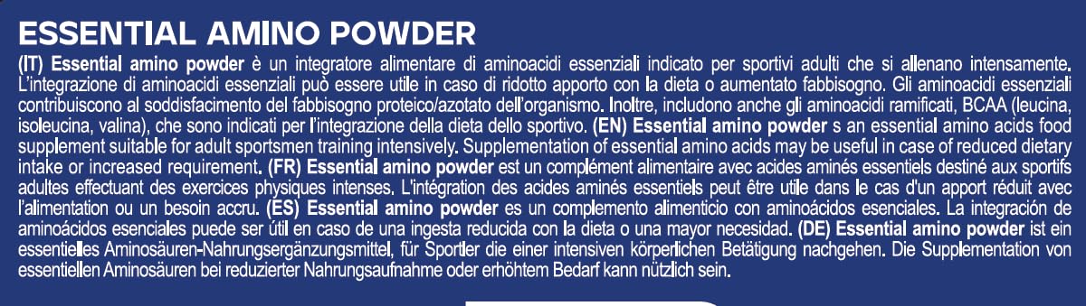 Yamamoto Aminoacidi e BCAAs Essential AMINO POWDER polvere 300 g arancia