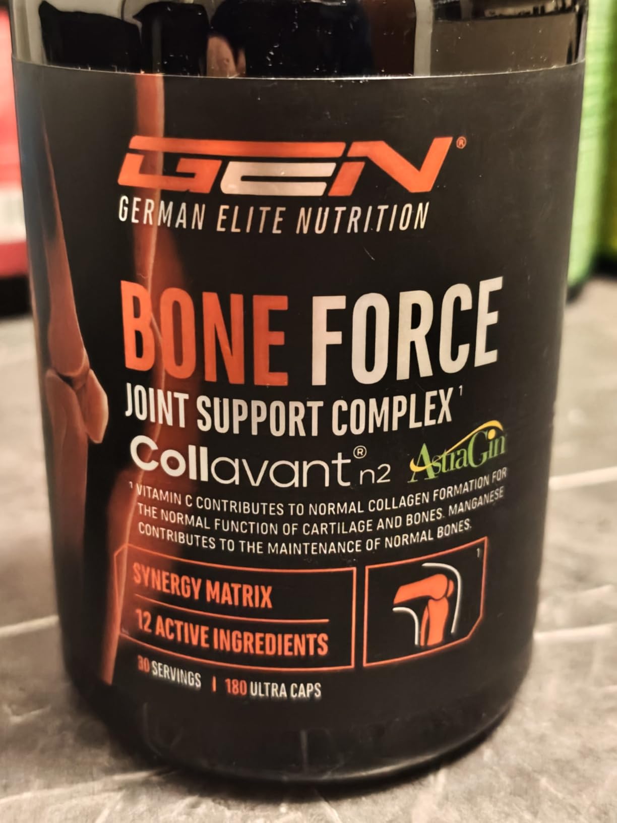 Elite Organ, Joint & Health Support Bone Force complesso articolare 180 capsule senza glutine